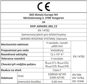 CE LABELS: Diamant